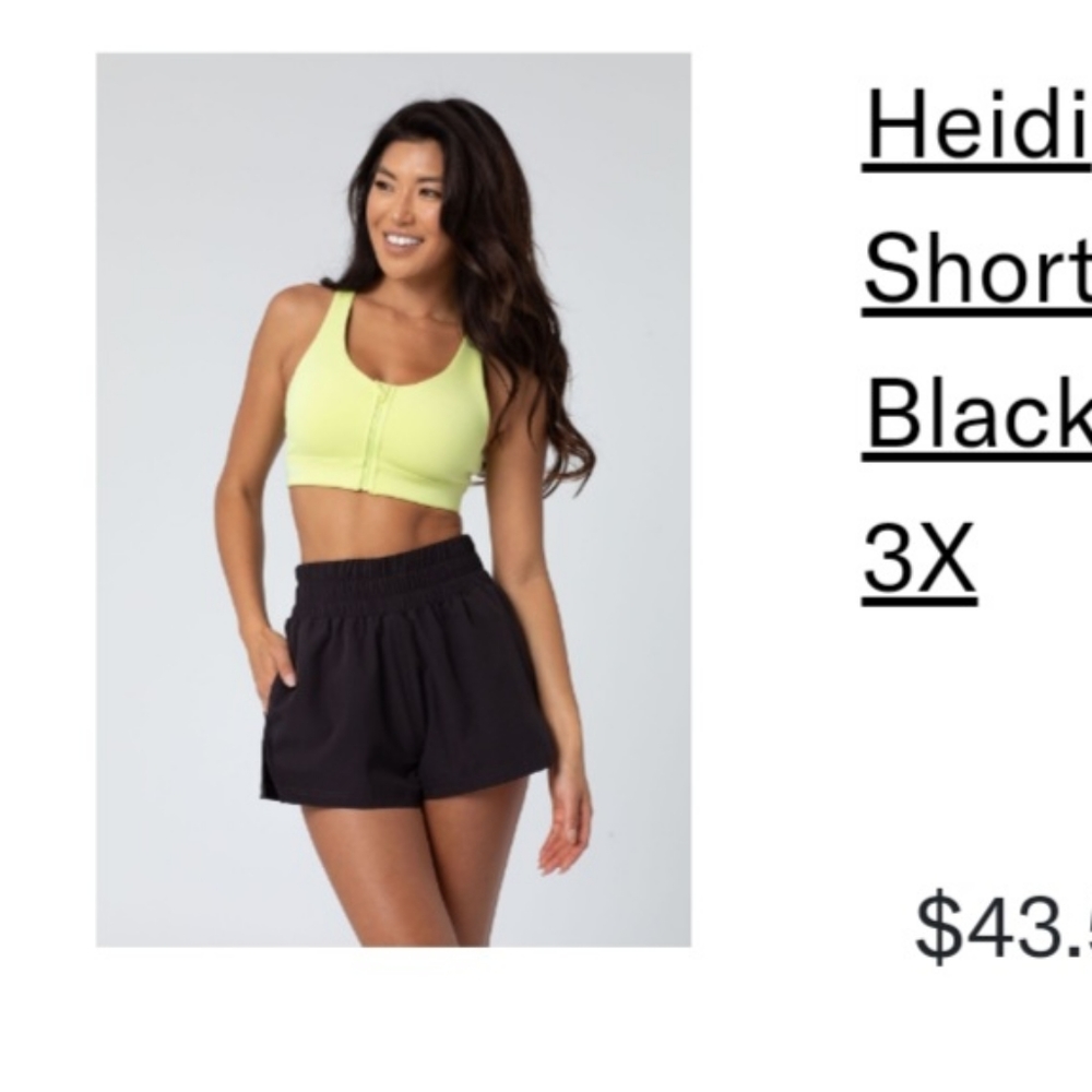 SAVVI Heidi Black Short 3X